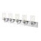 Z-Lite Savannah 5 Light Vanity, Chrome & Clear 462-5V-CH - alternate 6